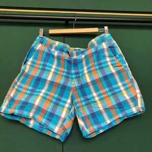 J.CREW Plaid Swim Trunks